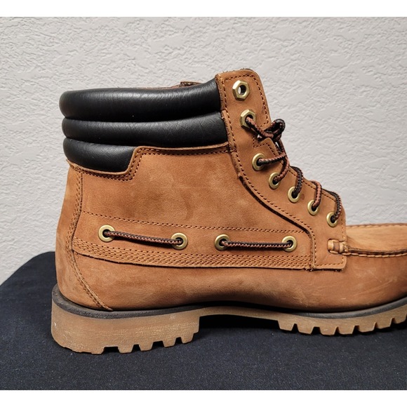 Men\'s Timberland Brown Leather Ankle Boots A1PHO Size 11 main image 6